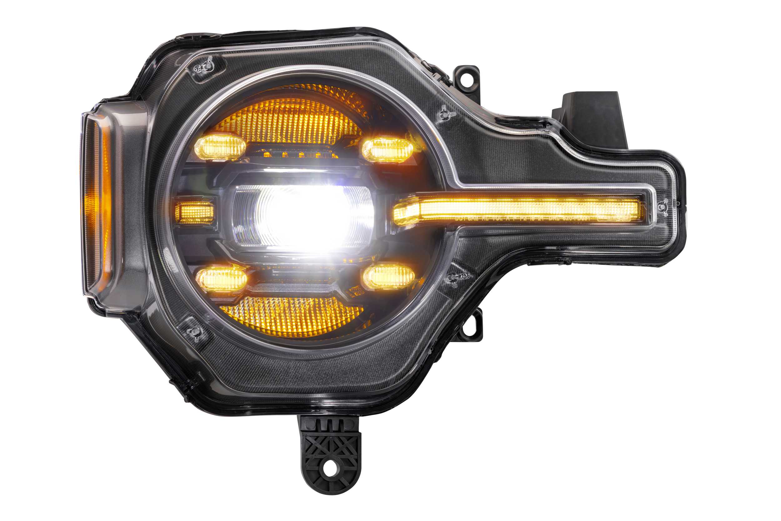 Morimoto XB LED Headlights: Ford Bronco (21+ / Amber DRL / Set)