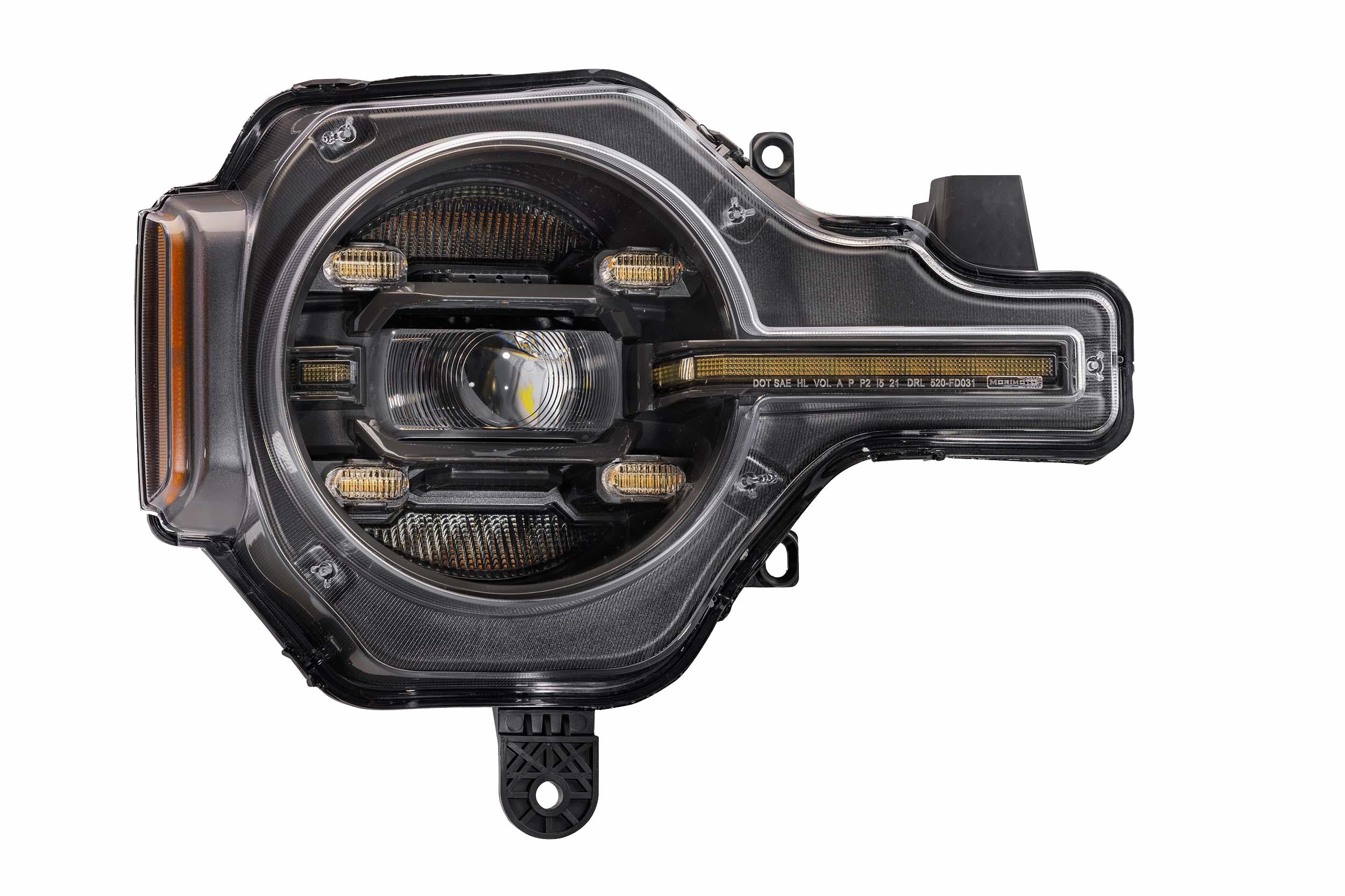 Morimoto XB LED Headlights: Ford Bronco (21+ / White DRL / Set)