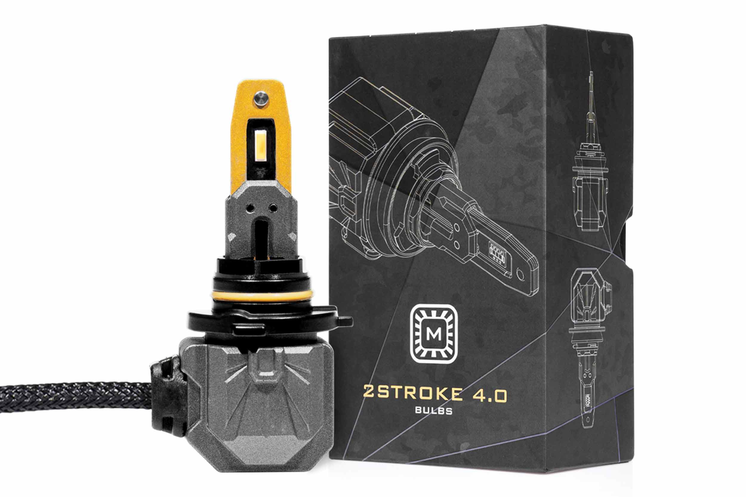 Morimoto 9005/H10: 2Stroke 4.0 LED Bulb (Yellow) (Each)