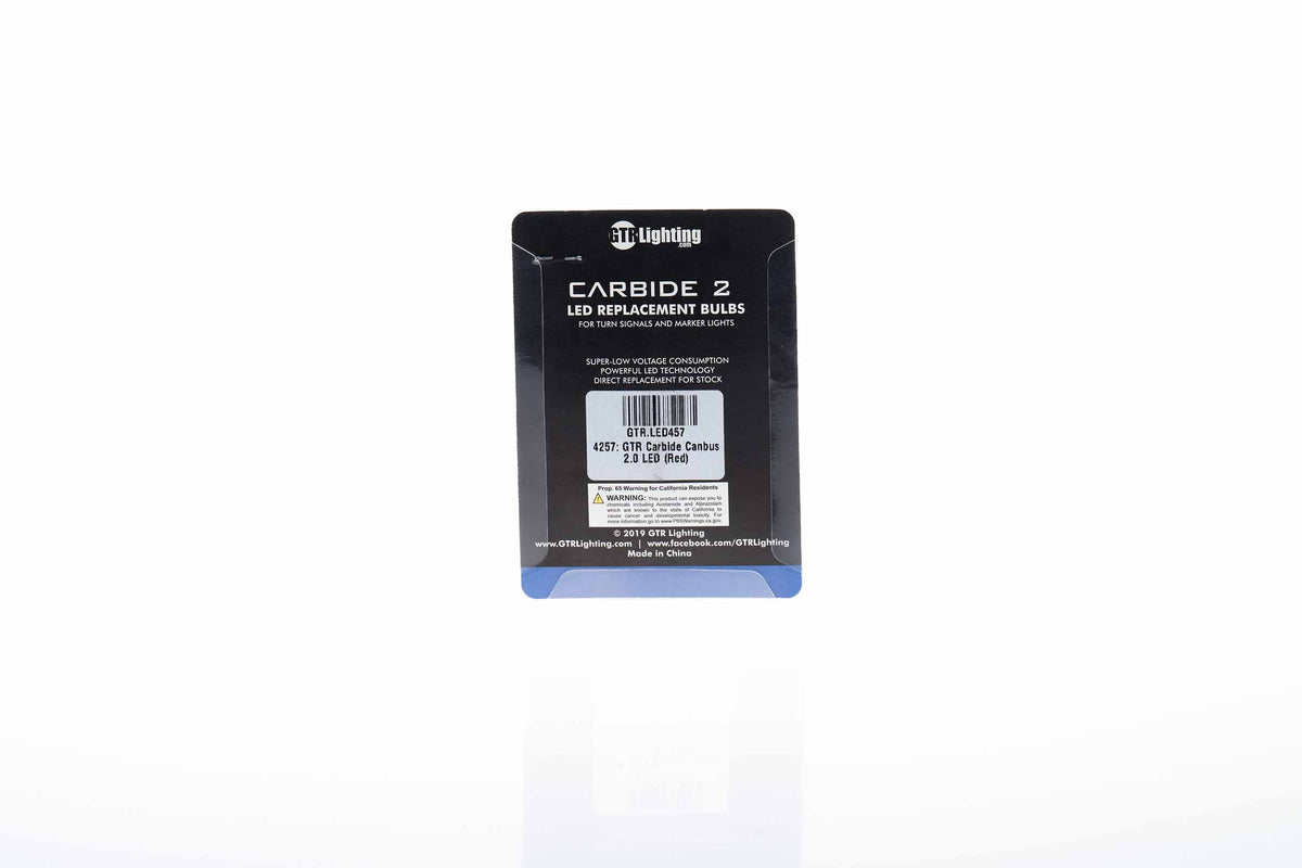 GTR Lighting 4257: GTR Carbide Canbus 2.0 LED (Red)