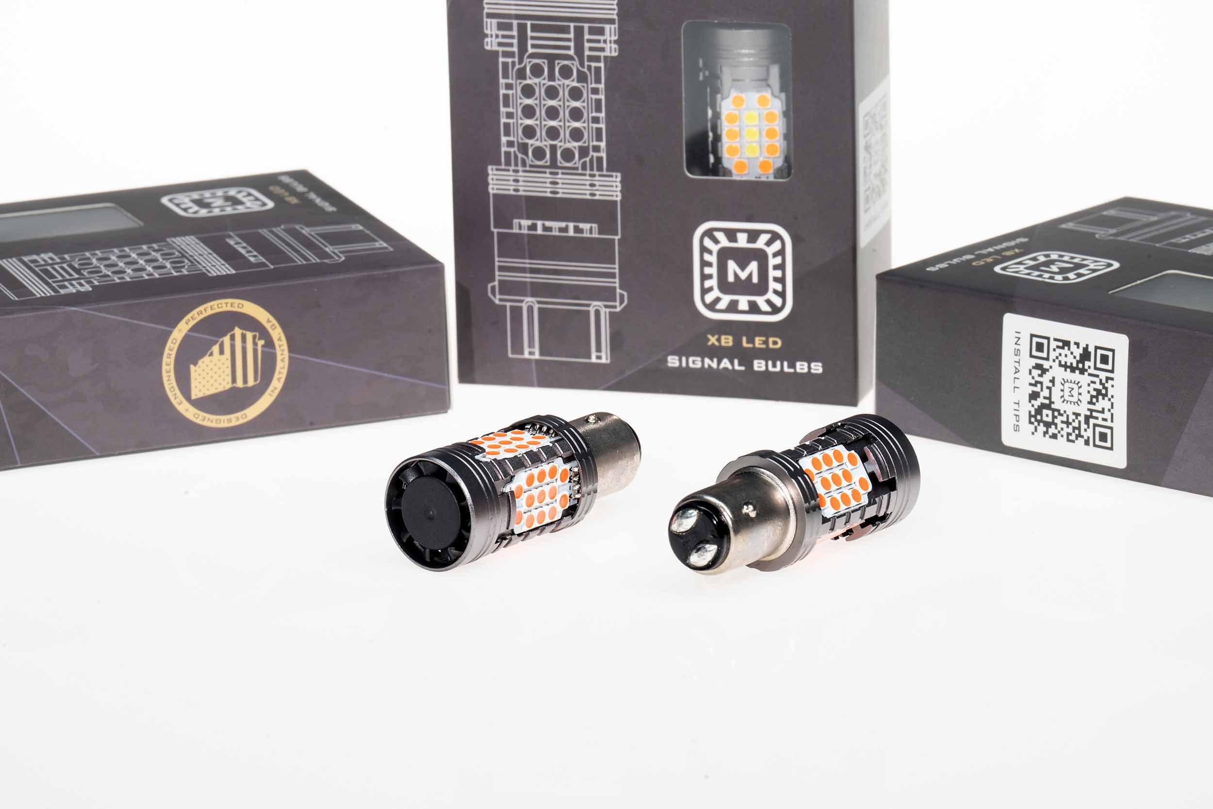Morimoto 1157: XB LED Bulbs (Red / Set)