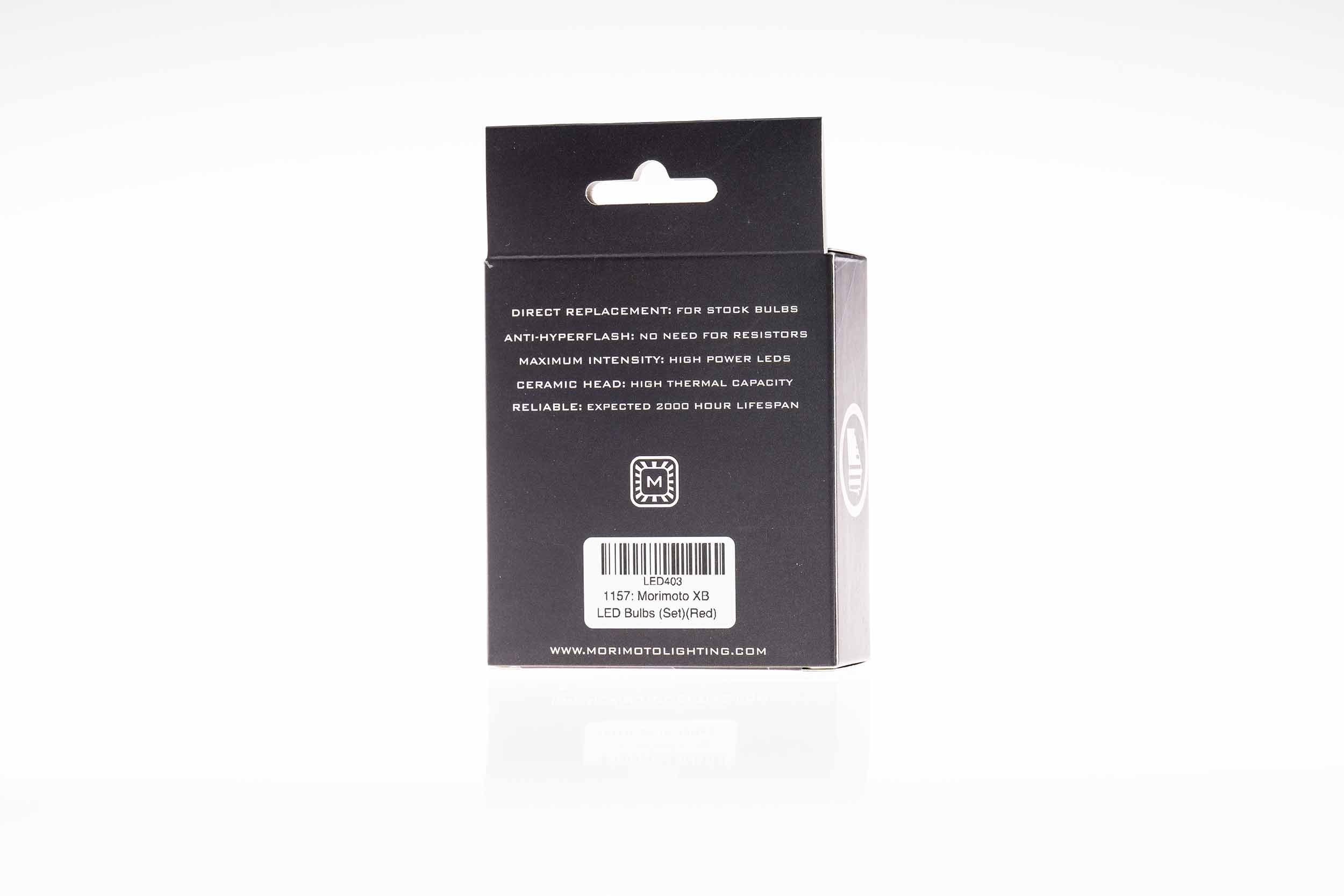 Morimoto 1157: XB LED Bulbs (Red / Set)