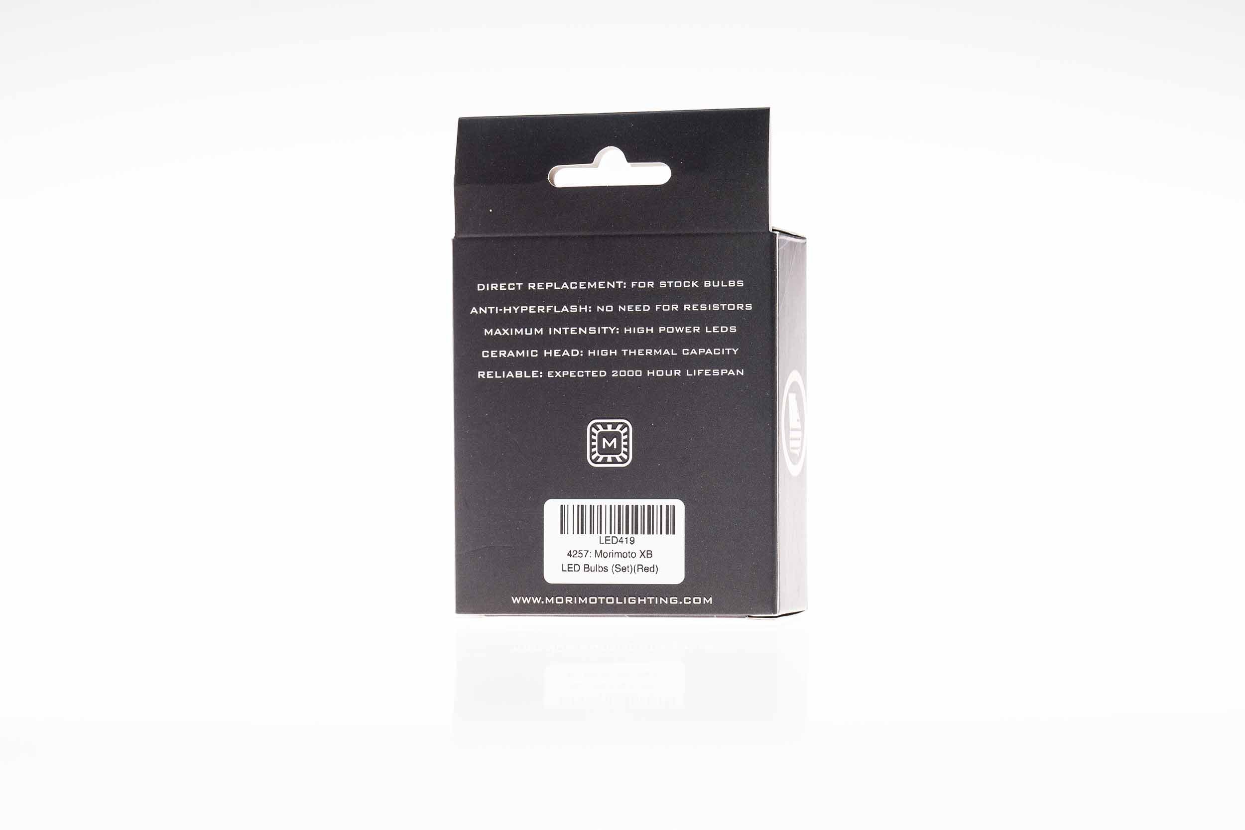 Morimoto 4257: XB LED Bulbs (Red / Set)