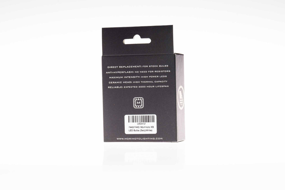Morimoto 7440/7443: XB LED Bulbs (White / Set)