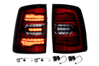 Morimoto XB LED Tail Lights: Ram HD (19-24 / Red Lens / Set)