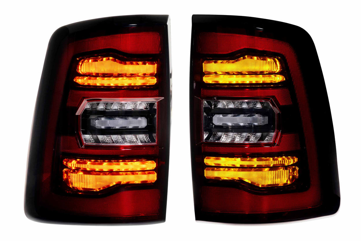 Morimoto XB LED Tail Lights: Ram HD (19-24 / Red Lens / Set)
