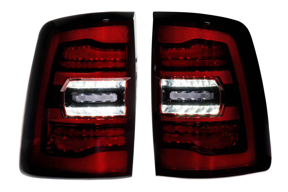 Morimoto XB LED Tail Lights: Ram HD (19-24 / Red Lens / Set)