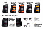 Morimoto XB LED Tail Lights: Ram HD (19-24 / Smoked Lens / Set)