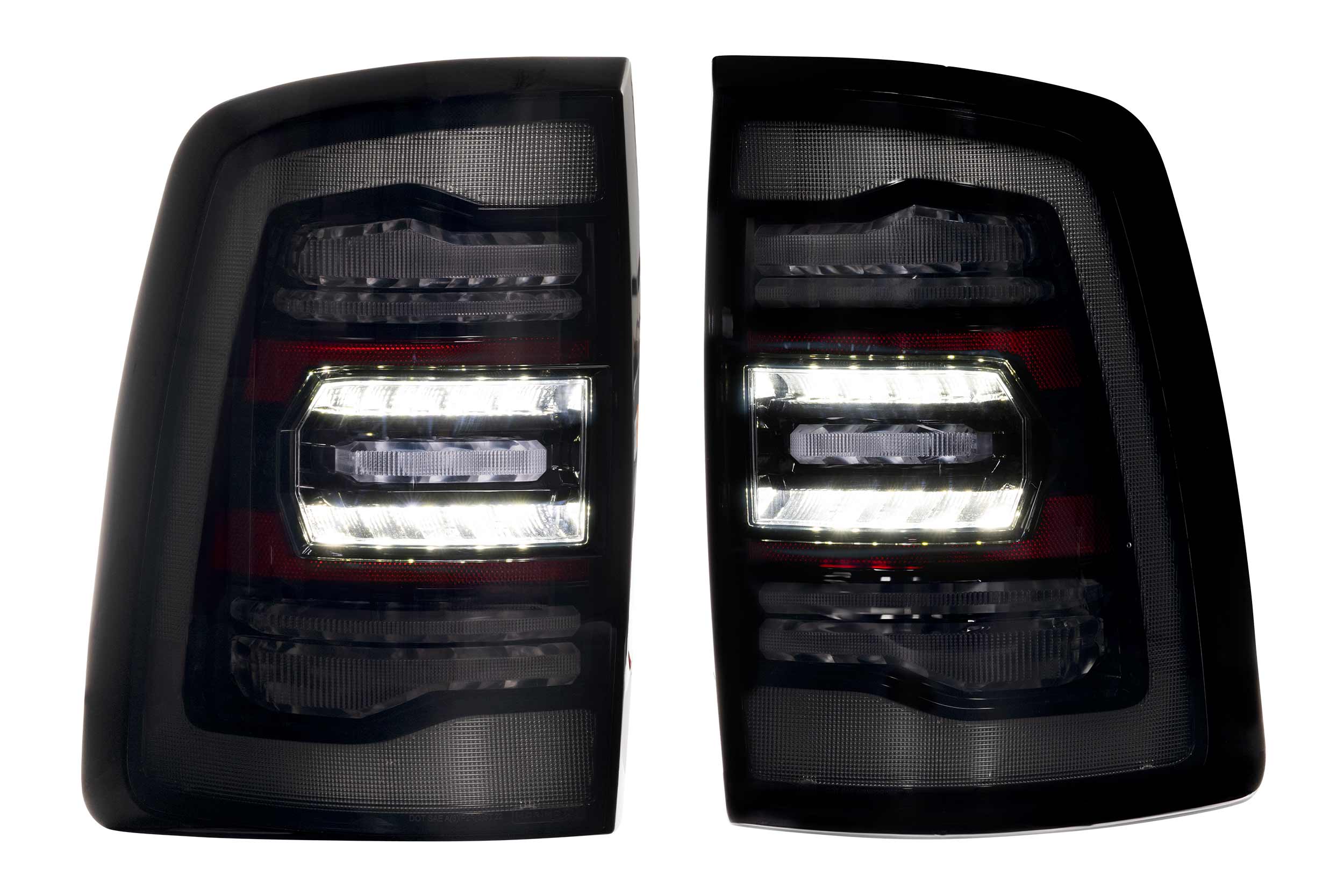 Morimoto XB LED Tail Lights: Ram HD (19-24 / Smoked Lens / Set)