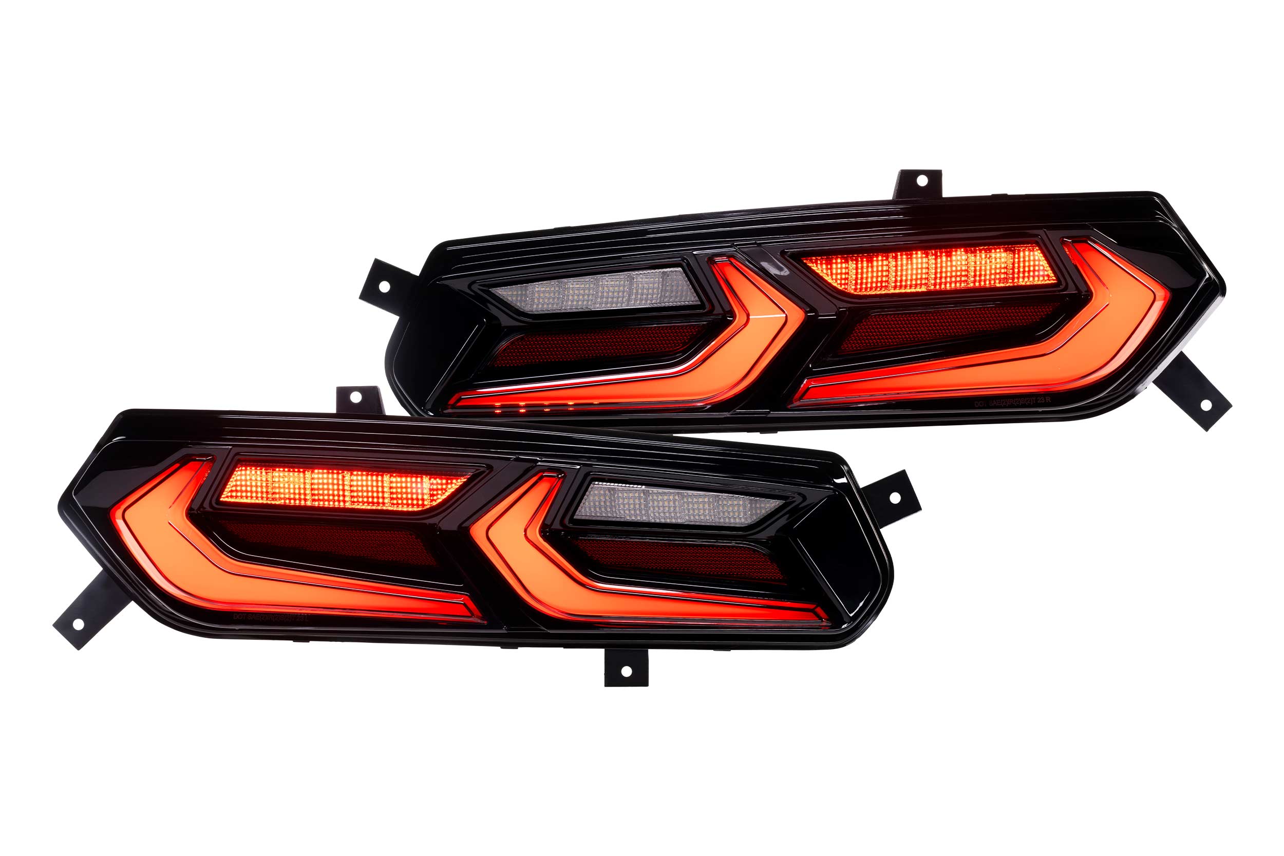 Morimoto XB LED Tail Lights: Corvette C7 (14-19 / Red Lens Facelift / Set)