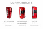 Morimoto XB LED Tail Lights: 23-27 Ford Super Duty (Smoked Lens / Set)
