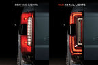 Morimoto XB LED Tail Lights: 23-27 Ford Super Duty (Red Lens / Set)