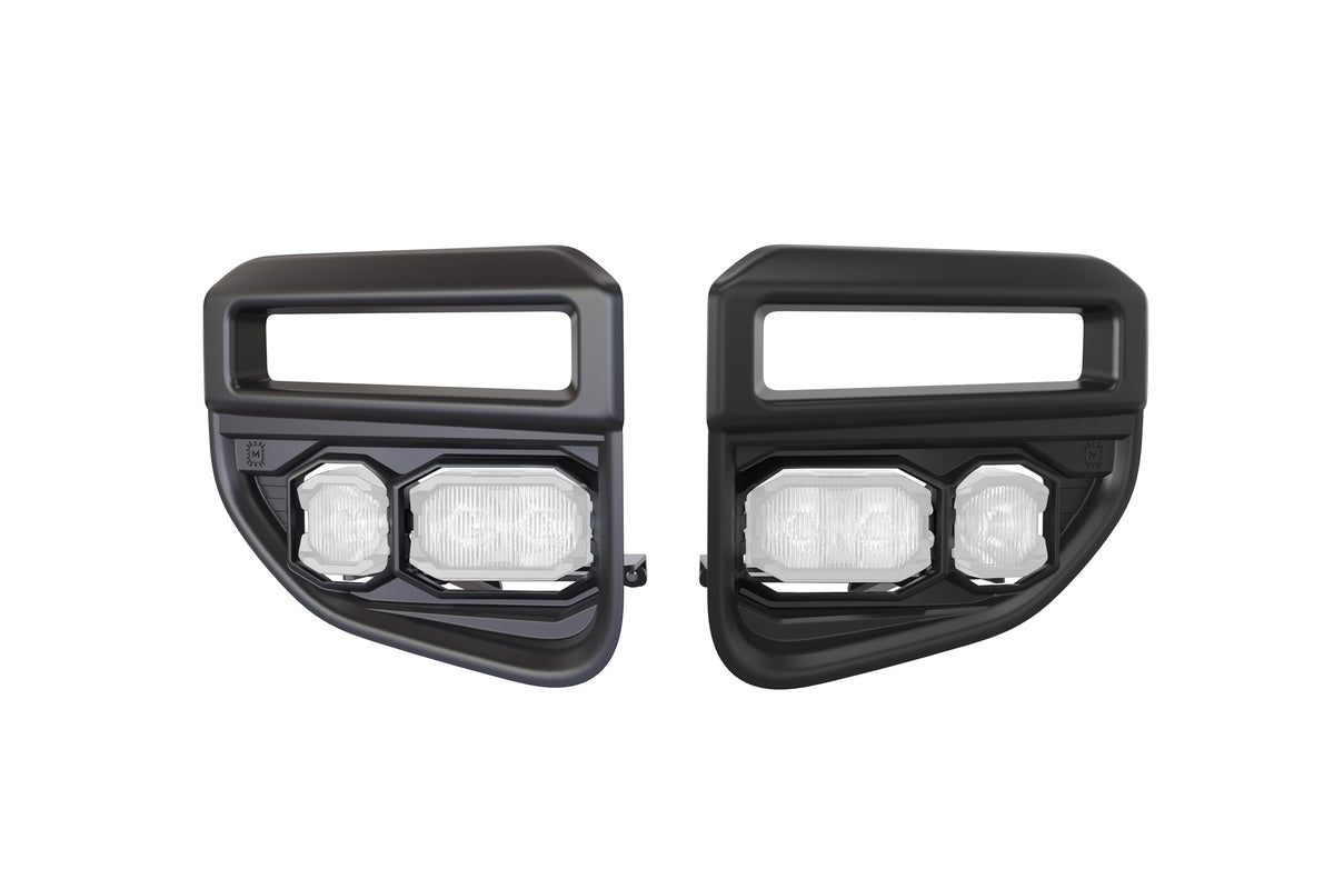 Morimoto Banger Fog Brackets: 20-22 Super Duty OE LED (Set)