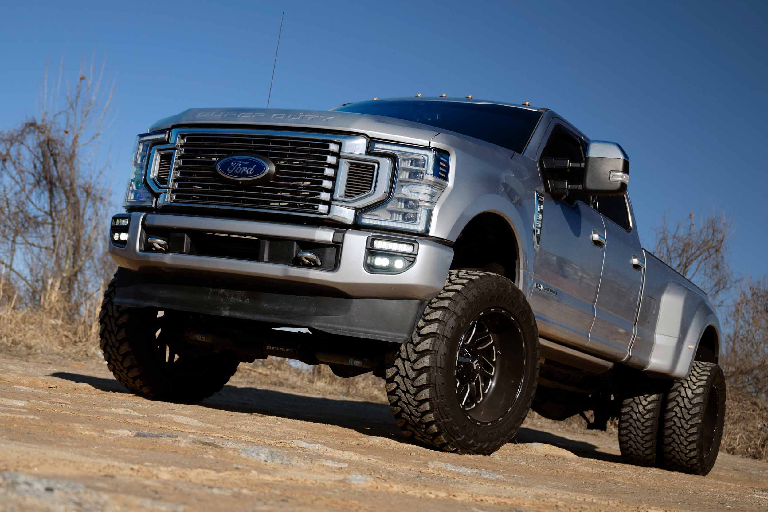 Morimoto Banger Fog Brackets: 20-22 Super Duty OE LED (Set)