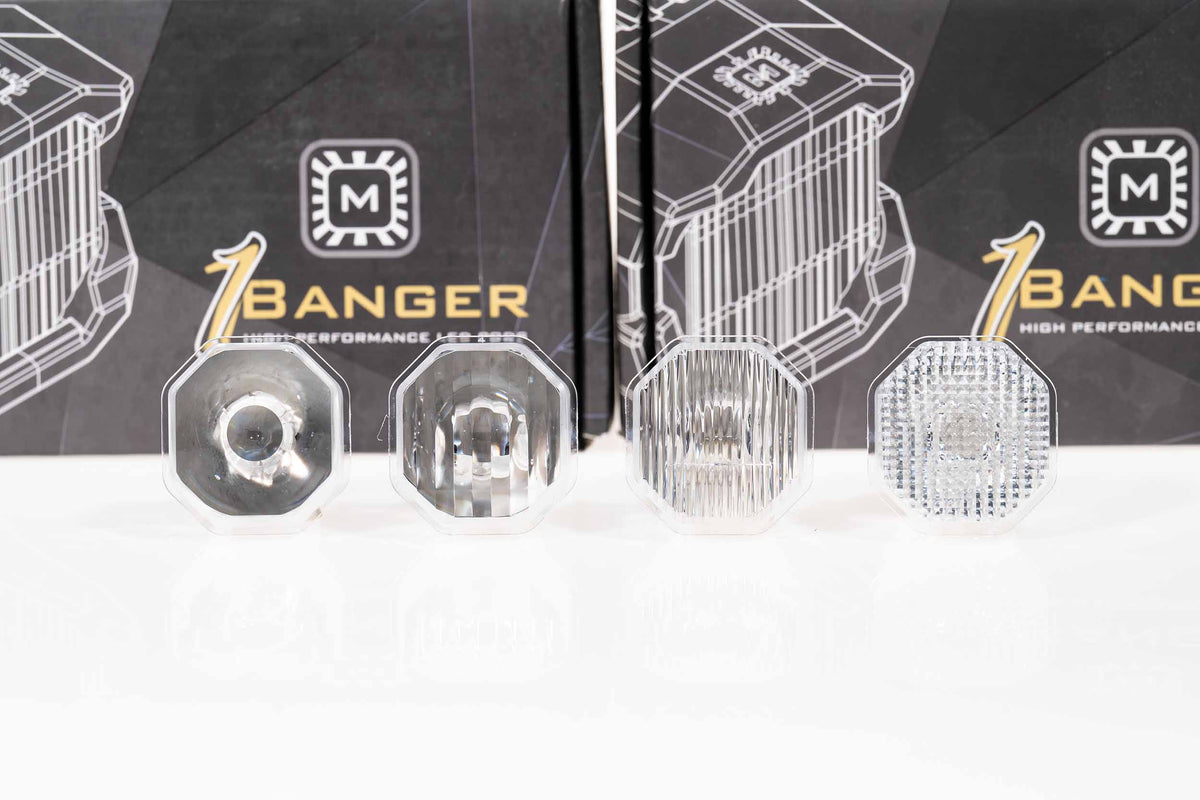 Morimoto Lens Only: 1Banger (White / Wide / Each)