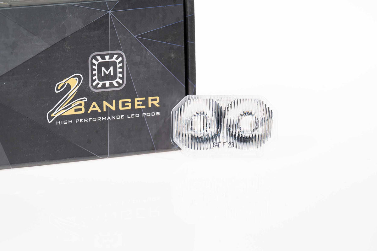 Morimoto Lens Only: 2Banger (White / Wide / Each)