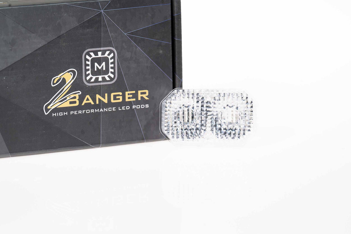 Morimoto Lens Only: 2Banger (White / Flood / Each)