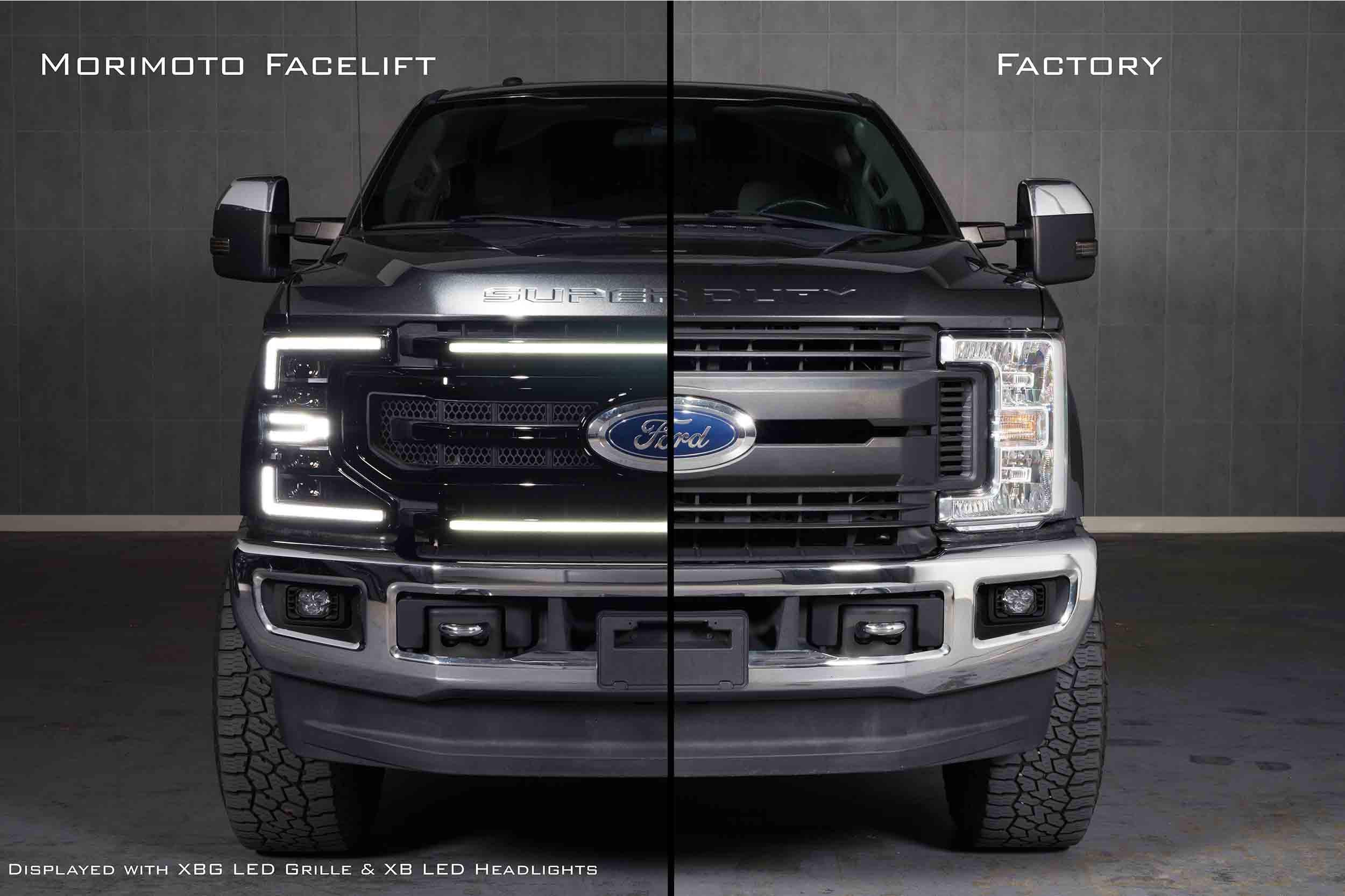 Morimoto XBG: Ford Super Duty Front End Conversion Kit (17-19 to 20-22)