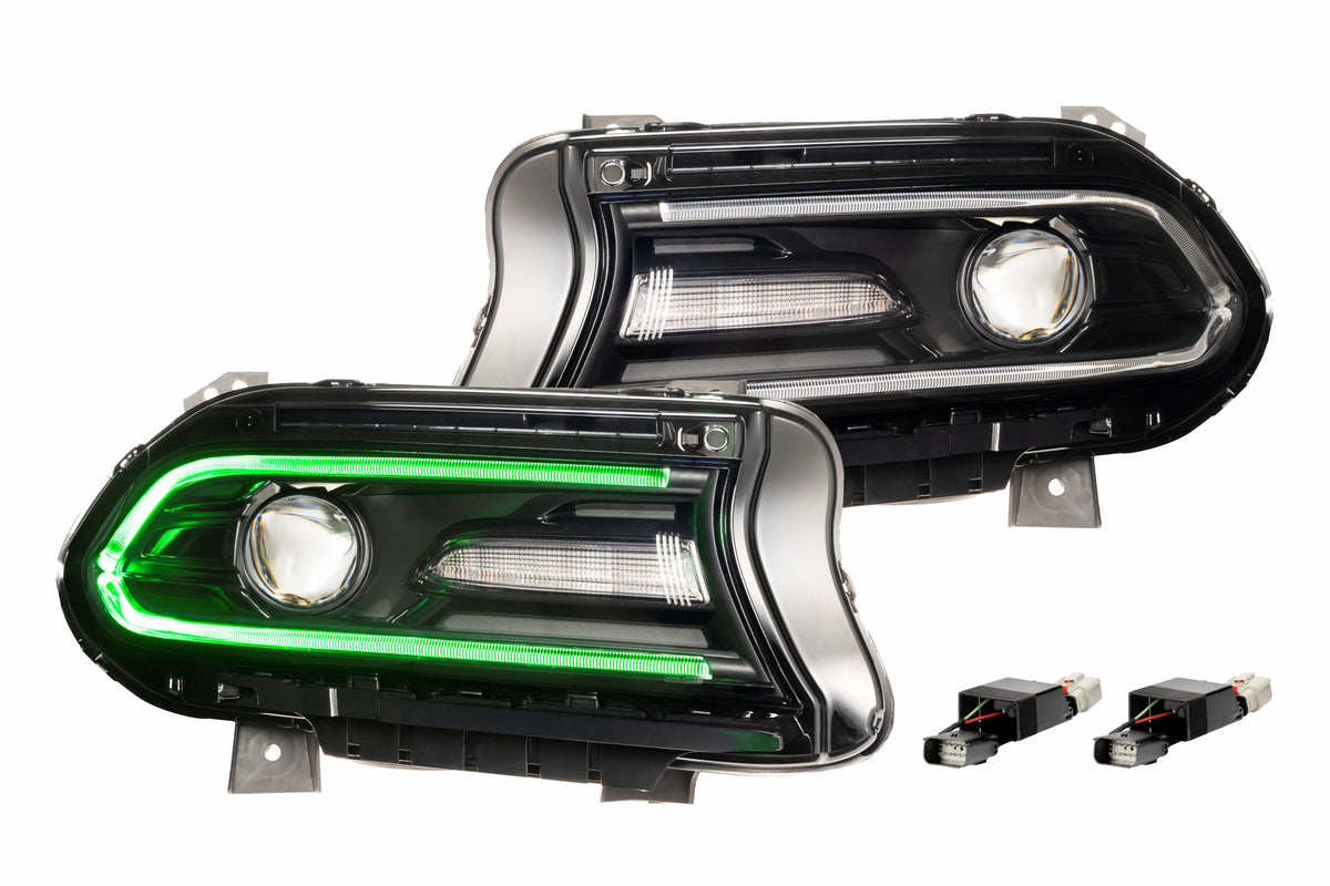 Morimoto XRGB LED Headlights: 15-23 Dodge Charger (Set)