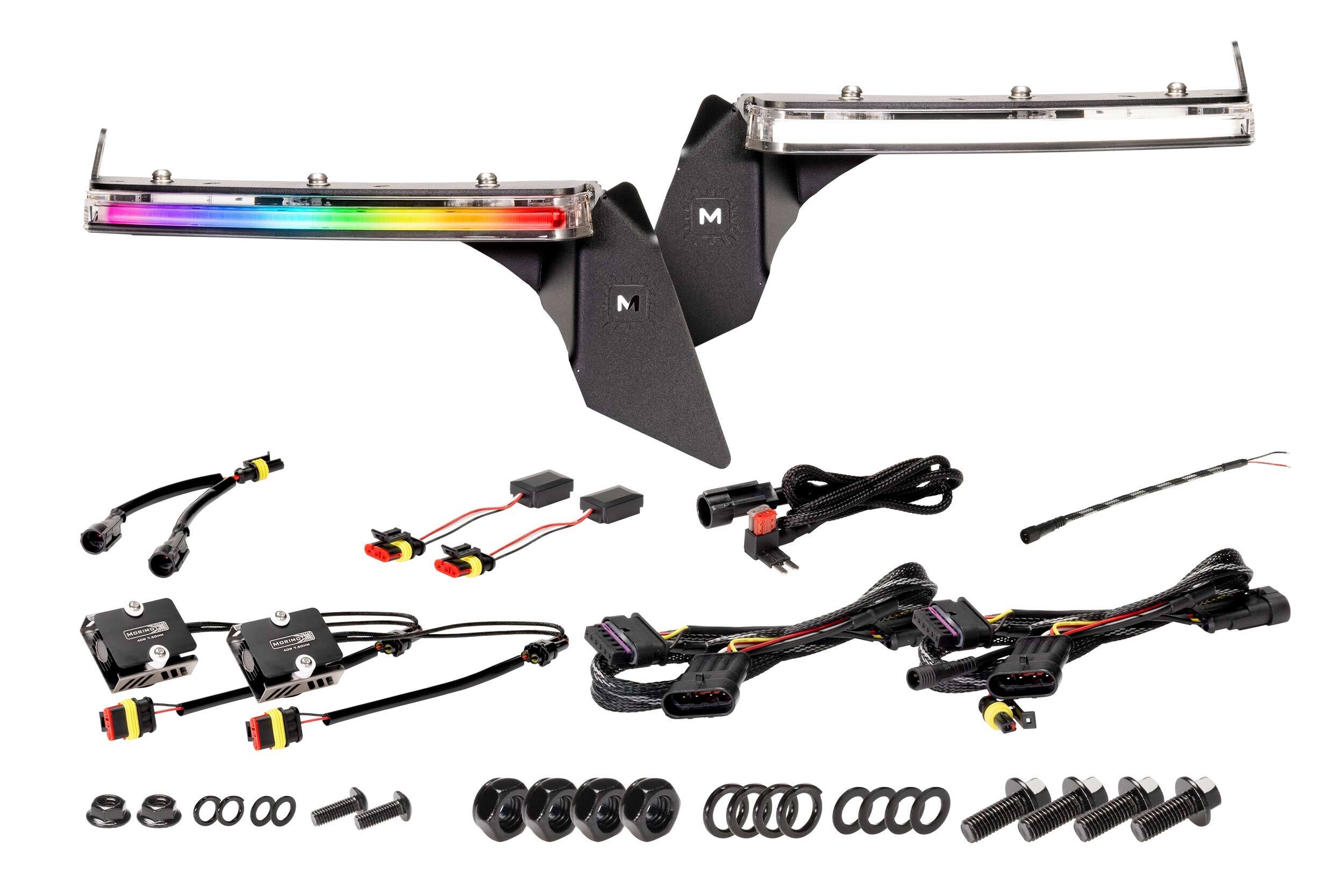 Morimoto High Line Jeep JL / JT XRGB Fender Flare Chop Kit (Set)