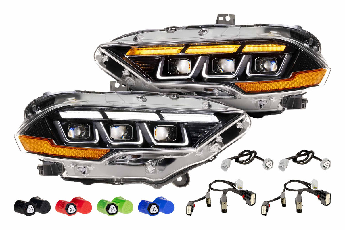 Morimoto XB LED Headlights: 18-23 Ford Mustang (Gen II / Set)