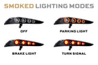 Morimoto XB LED Tail Lights: Toyota Supra (20+ / Smoked Lens / Set)