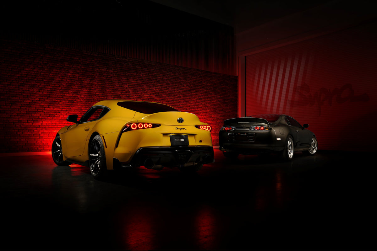 Morimoto XB LED Tail Lights: Toyota Supra (20+ / Smoked Lens / Set)