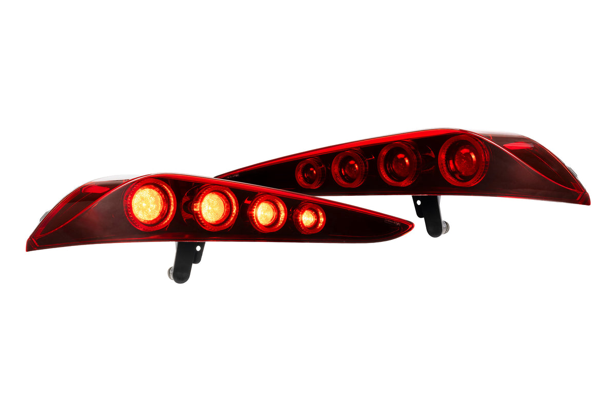 Morimoto XB LED Tail Lights: Toyota Supra (20+ / Red Lens / Set)