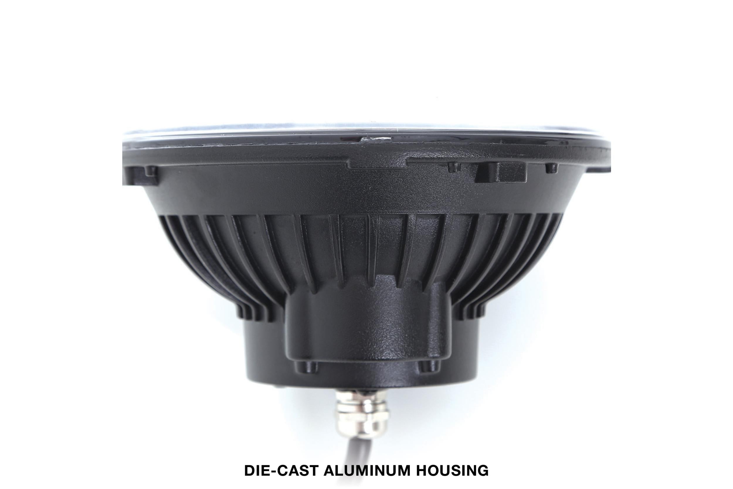 ProComp Pro Comp Jeep Headlights: 7" Round LED Hi/Lo (07-18 JK)