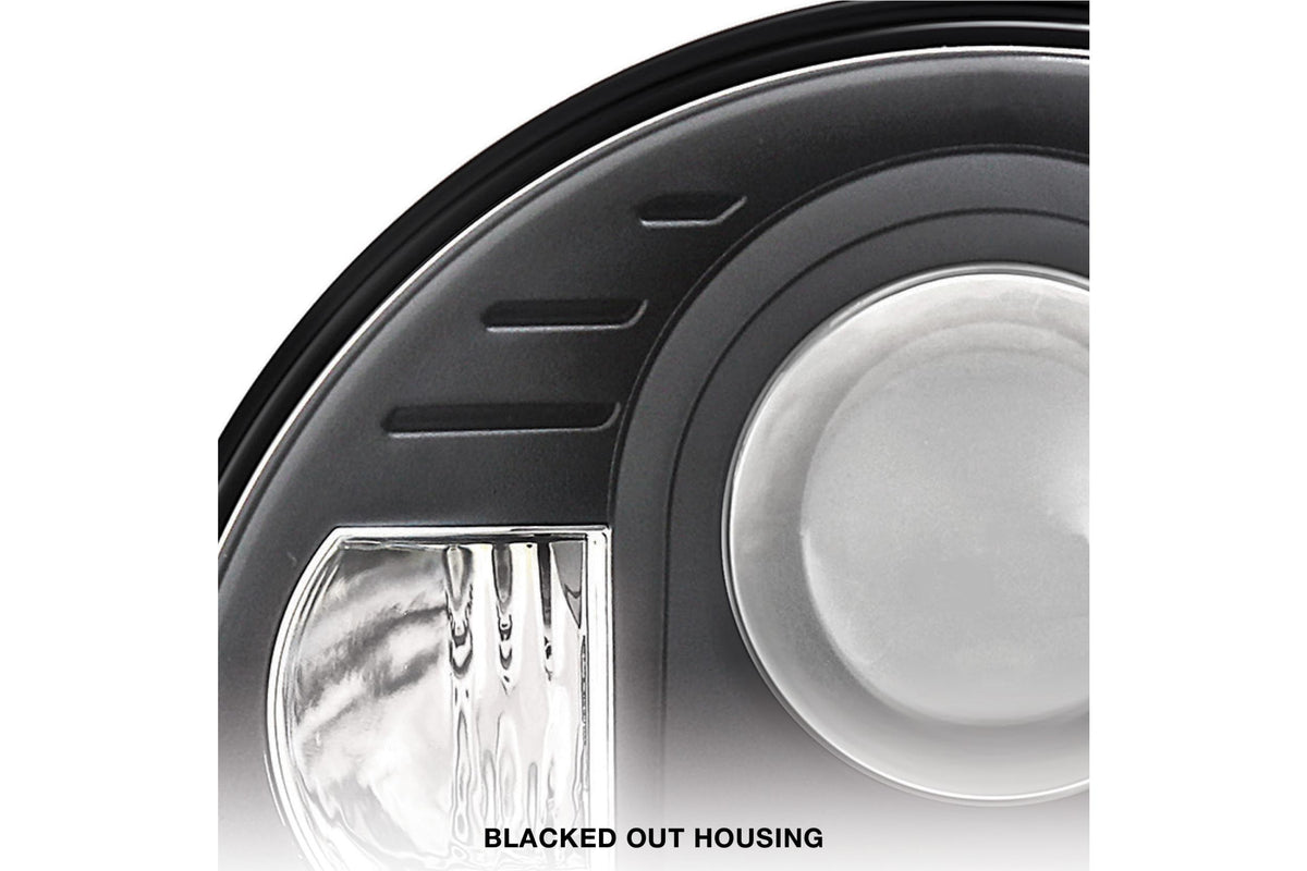 ProComp Pro Comp Jeep Headlights: 7" Round LED Hi/Lo (07-18 JK)