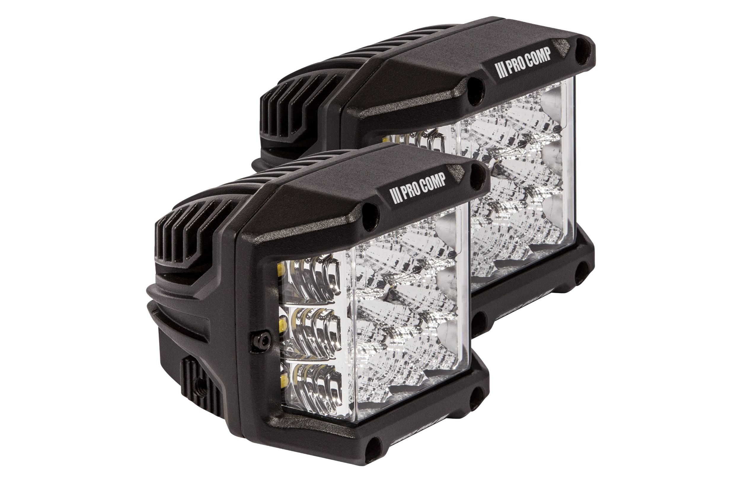 ProComp Pro Comp LED Pods: Wide Angle / 75W / White / Combo Beam
