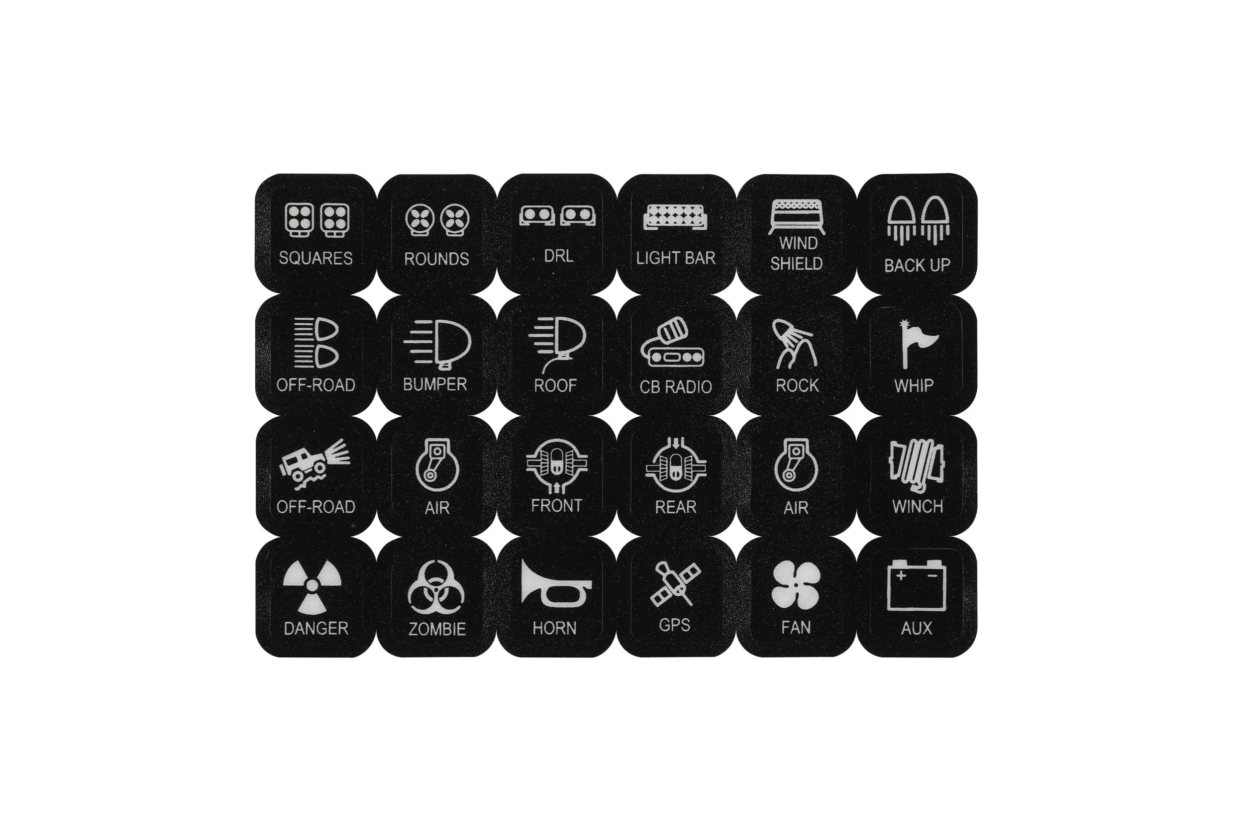 ProComp Pro Comp SS6 Universal Upfitter Switch Panel: Universal