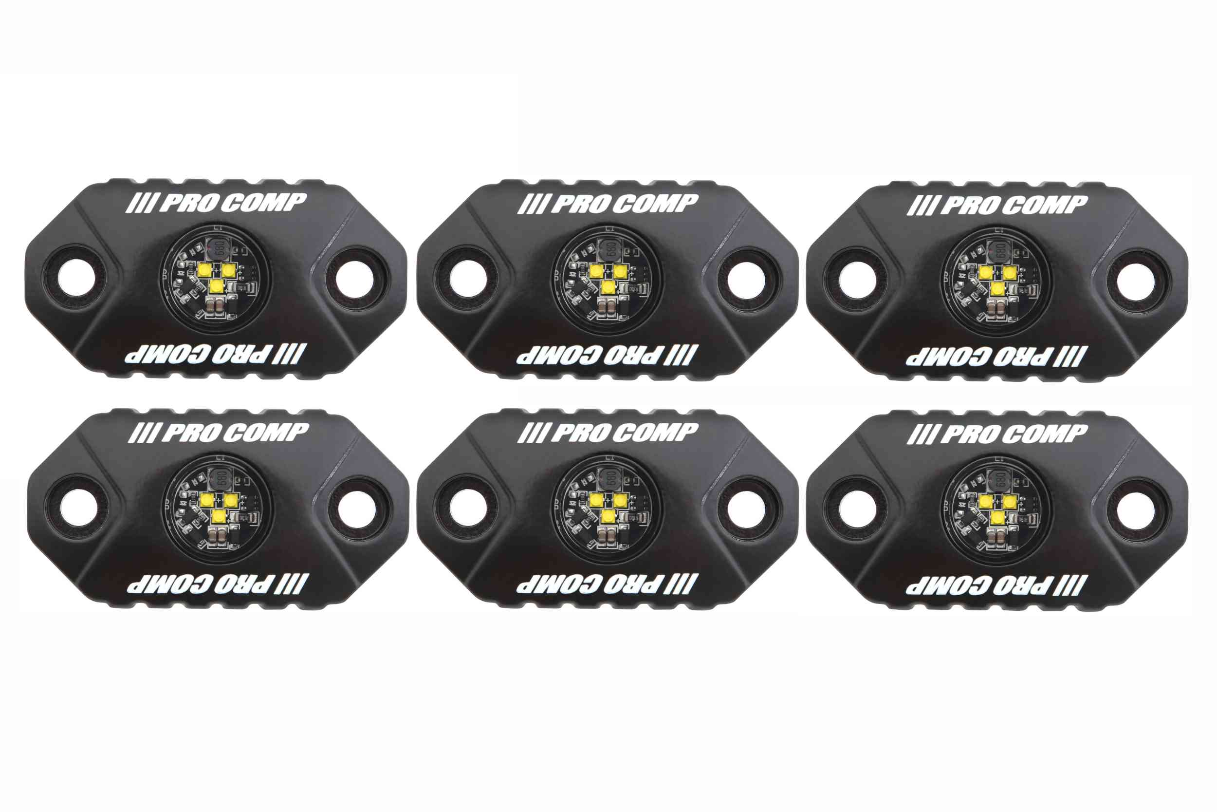 ProComp Pro Comp Universal Rock Light Kit: White (6 Pc)