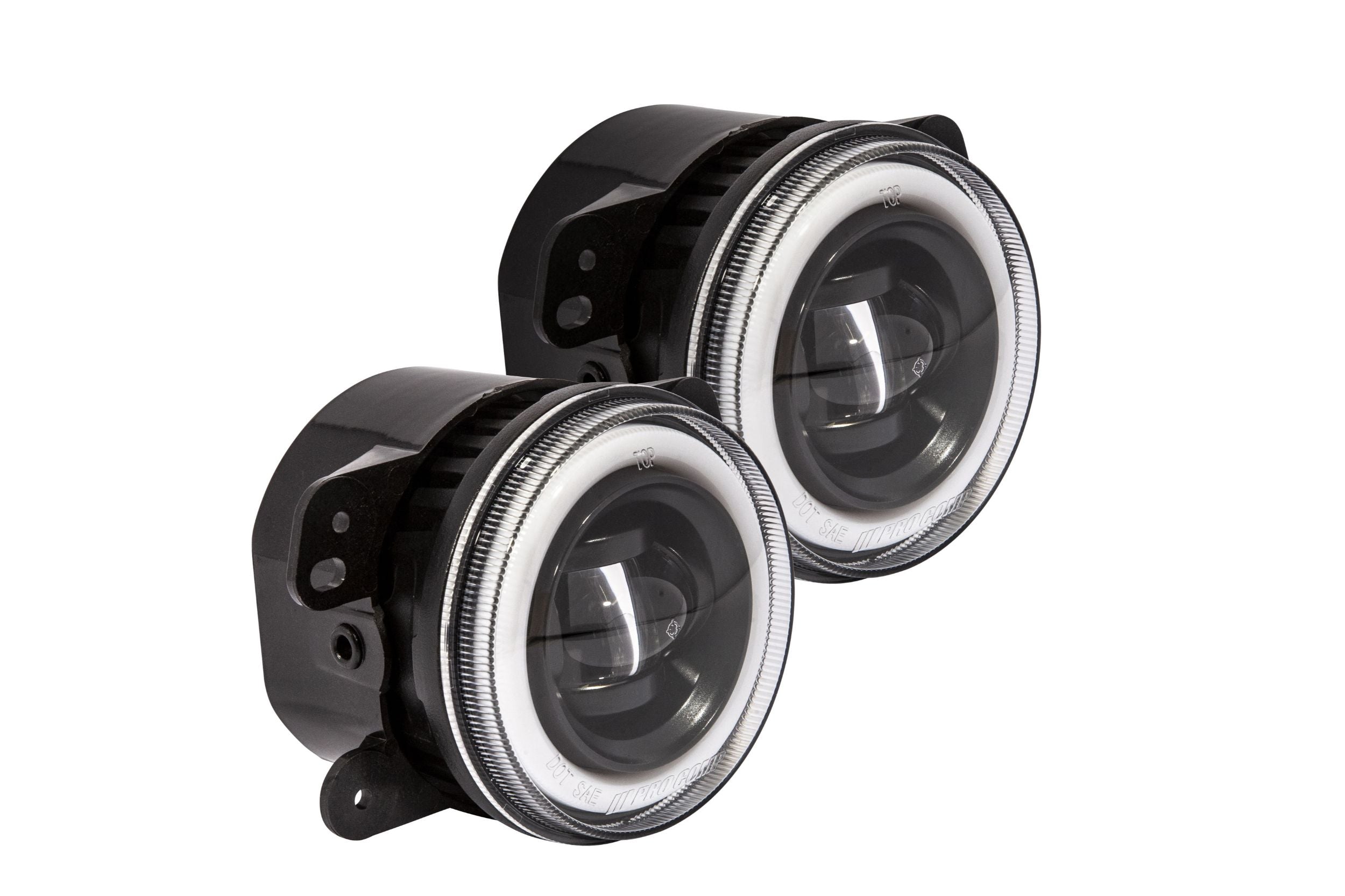 ProComp Pro Comp Jeep Fog Lights: Wide Fog Beam (White) (07-18 JK)