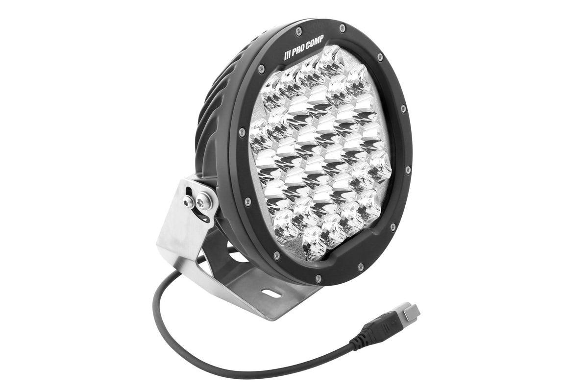 ProComp Pro Comp Motorsports Series LED Pod: 7"/ White / Combo Beam