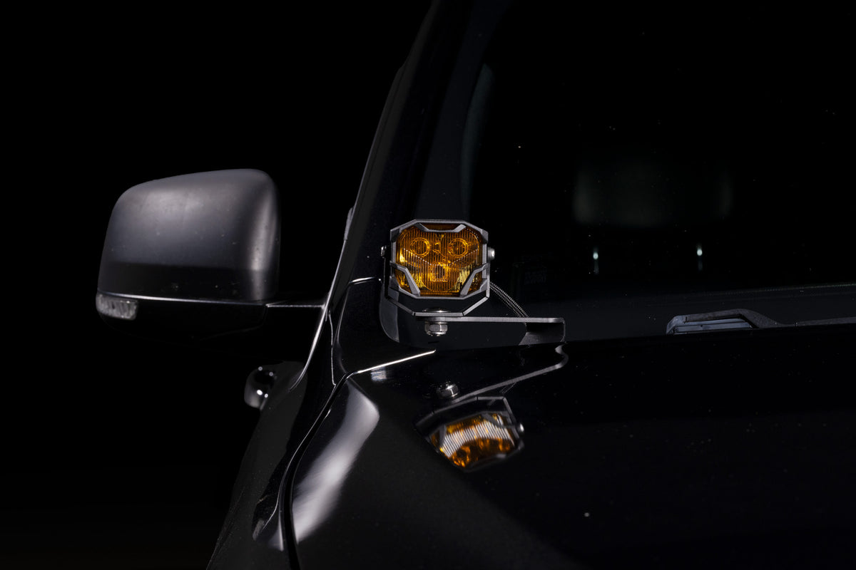 Morimoto Ditch Light Brackets: Jeep Grand Cherokee (11-22) / Durango (11-24 / Set)