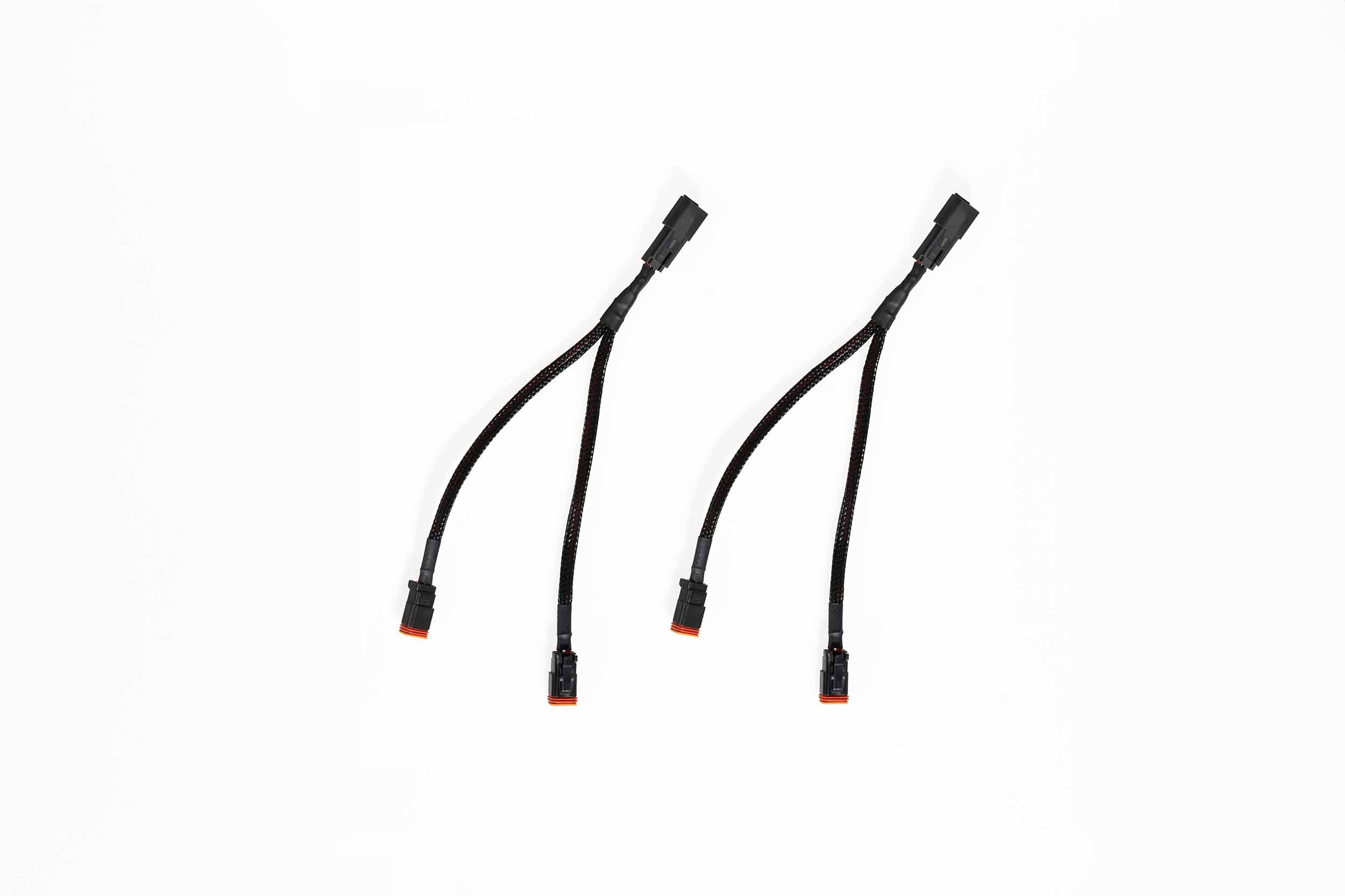 Morimoto Splitters: Deutsch 2P Male to 2x Deutsch 2P Female (Set)