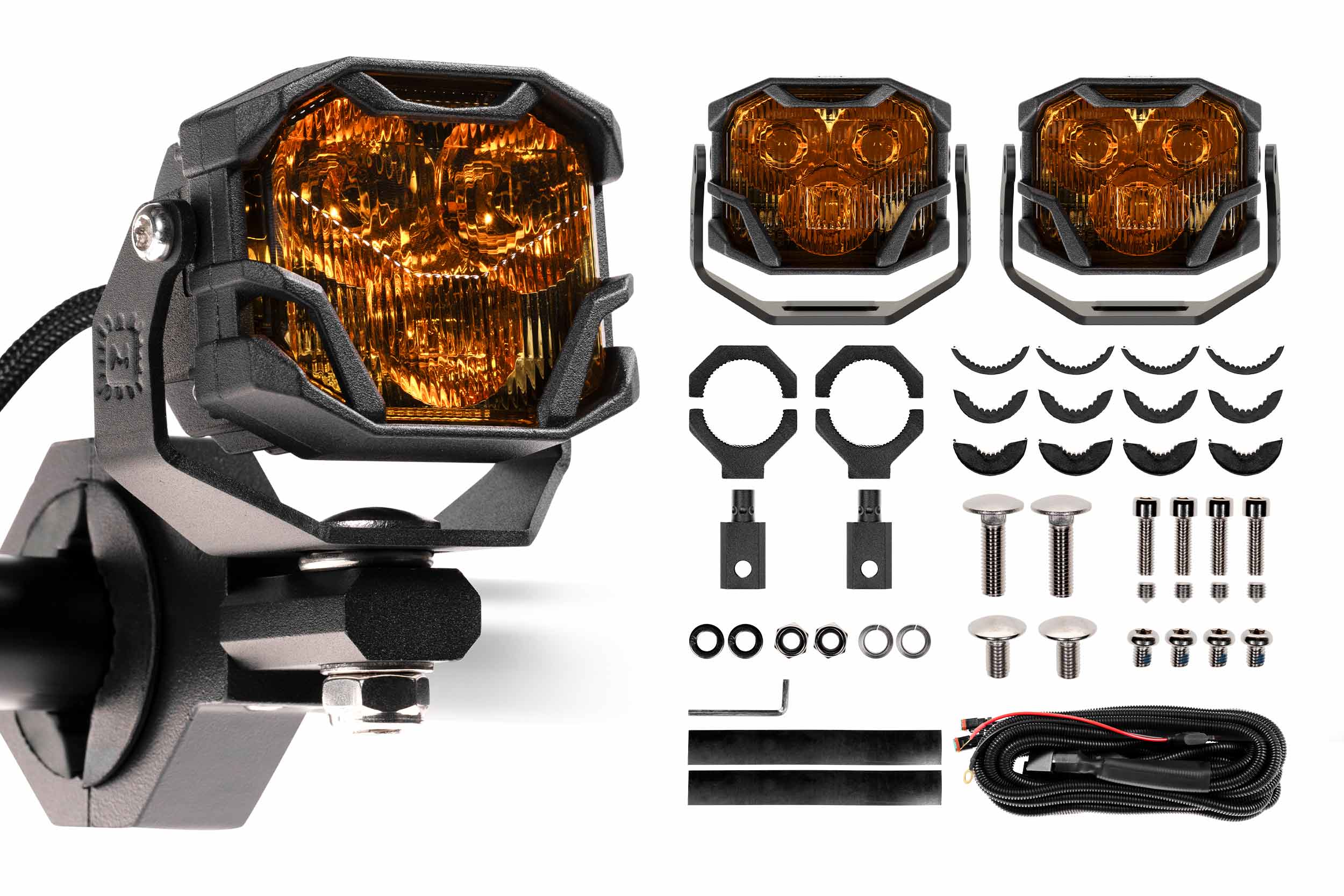Morimoto 4Banger Universal Kit (HXB / Spot / Yellow)