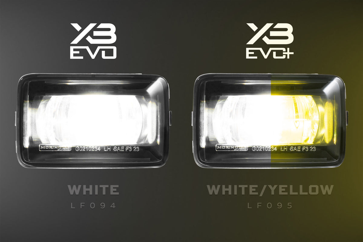 Morimoto XB Evo+ Fog Lights: Type F2 (White + Yellow / Set)