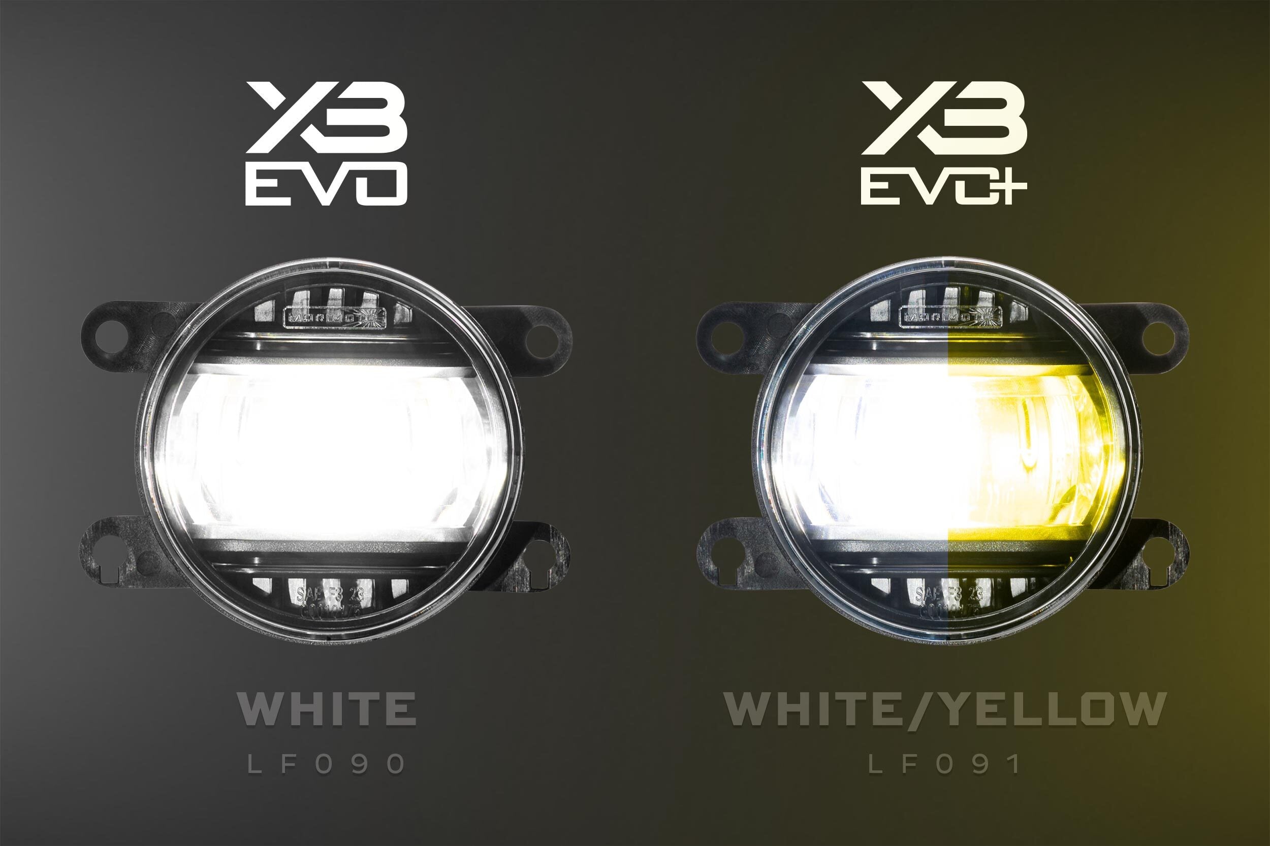 Morimoto XB Evo+ Fog Lights: Type S (White + Yellow / Set)
