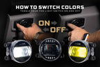 Morimoto XB Evo+ Fog Lights: Type S (White + Yellow / Set)