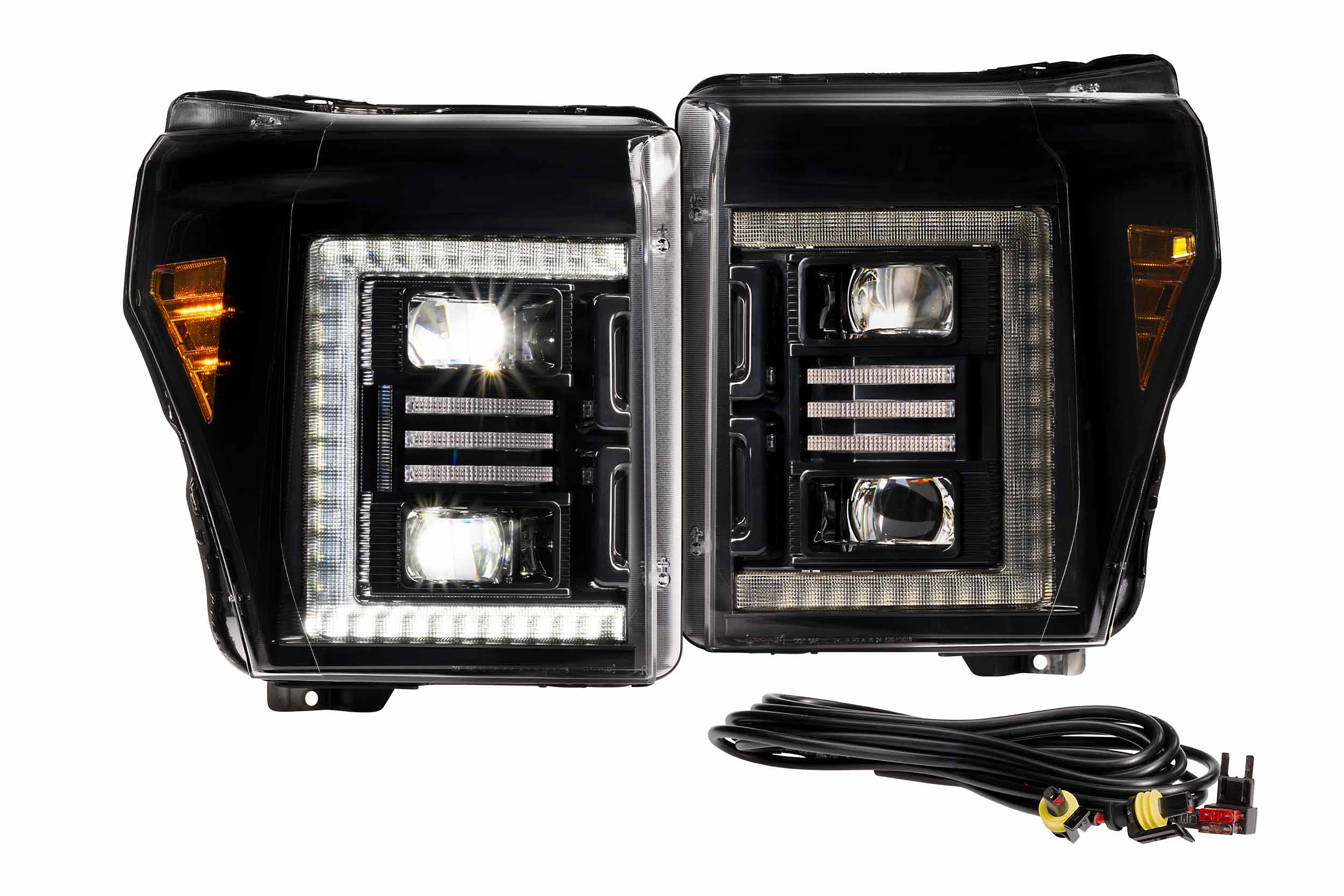 Morimoto XB Hybrid LED Headlights: Ford Super Duty (11-16 / Set)