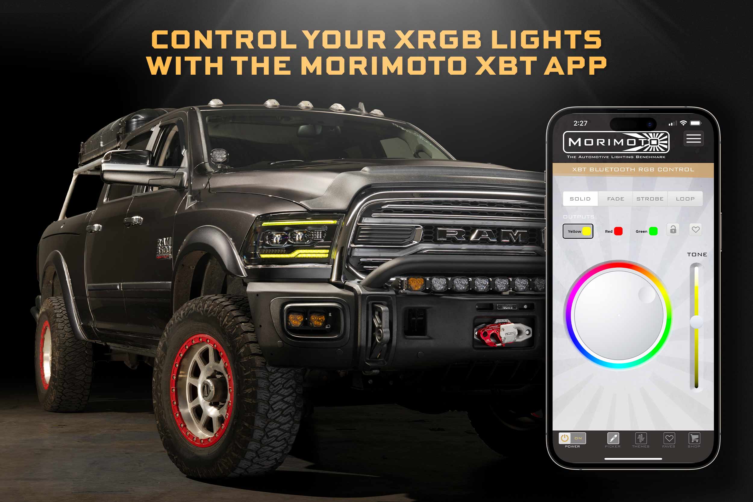 Morimoto XRGB Evo Headlights: 09-18 Dodge Ram (Set)