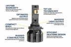 GTR Lighting 9005/9145/H10: GTR Lighting Ultra 3 (Pair)