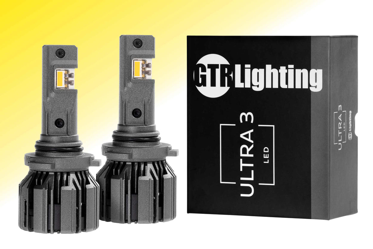 GTR Lighting 9005/9145/H10: GTR Lighting Ultra 3 Yellow (Pair)