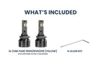 GTR Lighting 9005/9145/H10: GTR Lighting Ultra 3 Yellow (Pair)