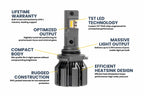 GTR Lighting 9005/9145/H10: GTR Lighting Ultra 3 Yellow (Pair)