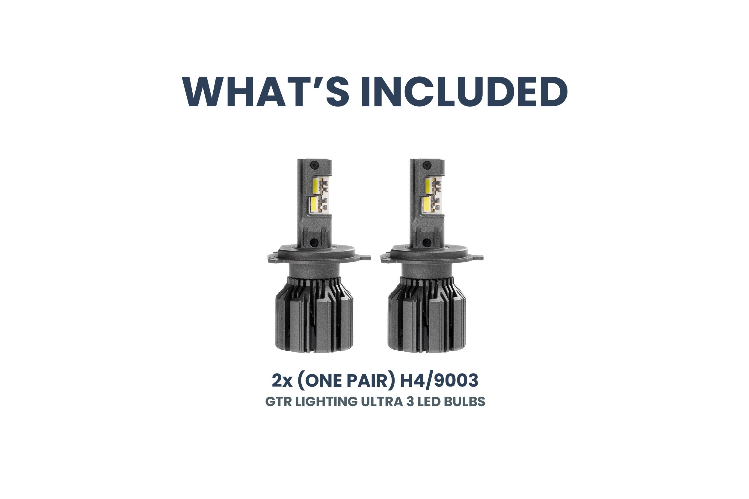 GTR Lighting H4/9003: GTR Lighting Ultra 3 (Hi/Lo / Pair)