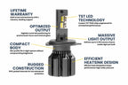 GTR Lighting H4/9003: GTR Lighting Ultra 3 (Hi/Lo / Pair)