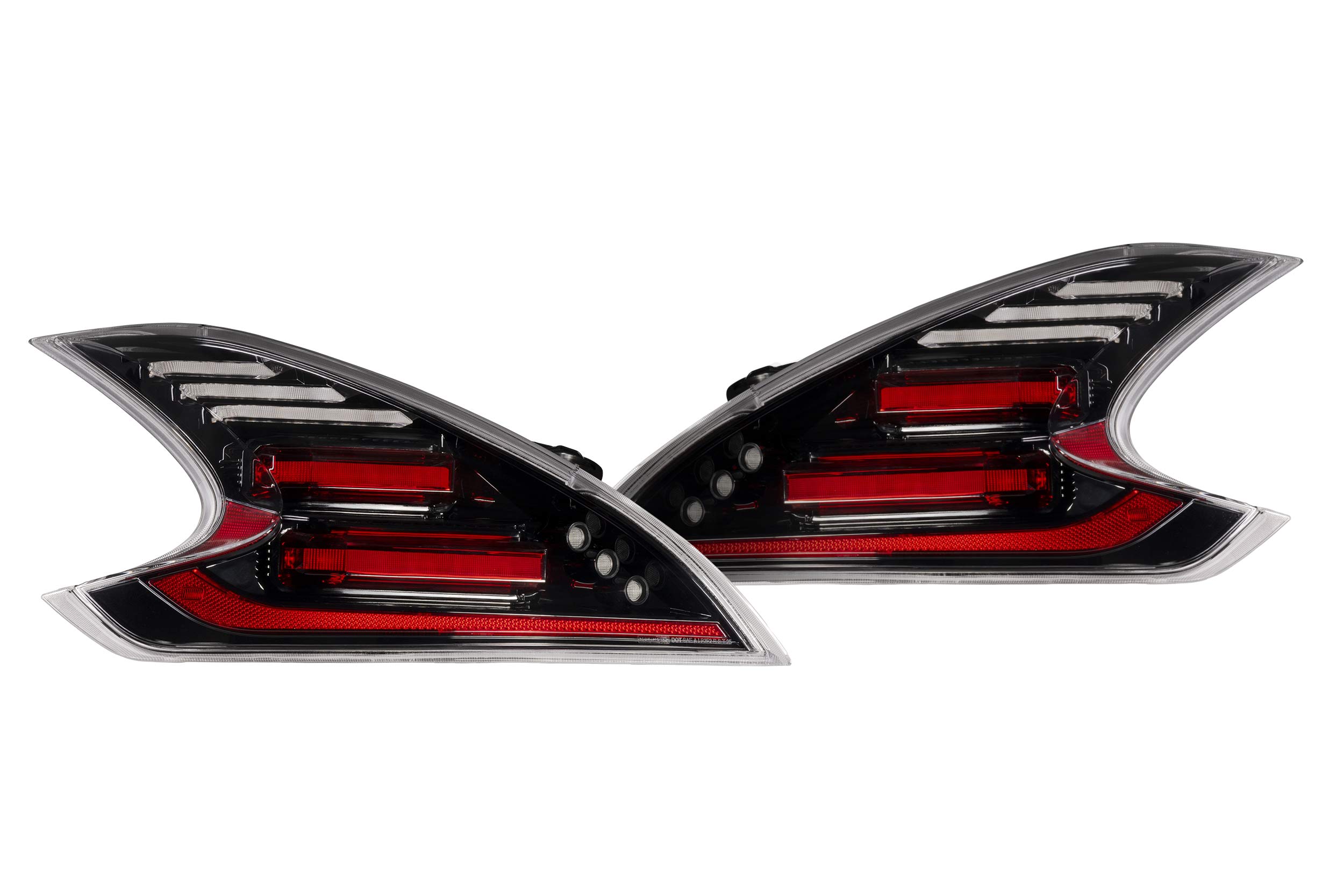 Morimoto XB LED Tail Lights: 09-21 Nissan 370Z (Gen II / Black Red / Set)